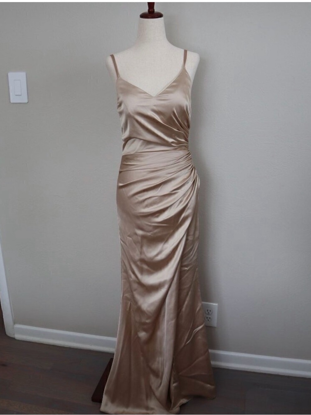 Revelry Rory dress size 2 champagne